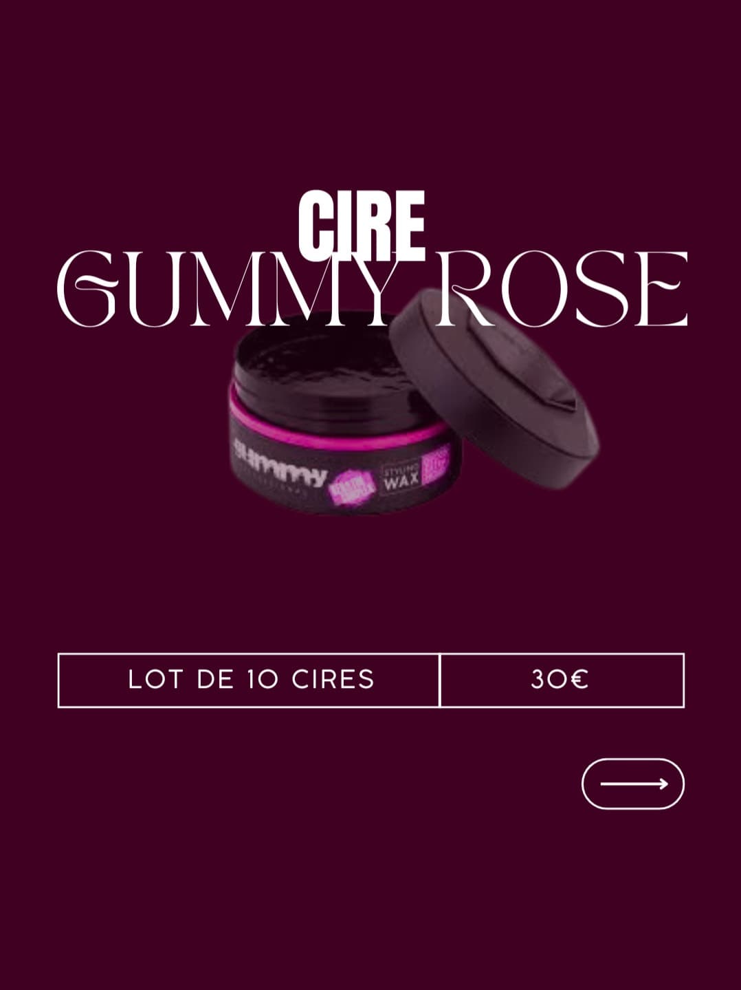 Cire Gummy Rose